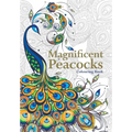 Magnificent Peacocks Colouring Book: Beautiful birds and perfect plumes. Anti-stress colouring