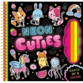 Neon Cuties: Scratch Art & Coloring