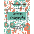 Modern Calligraphy Greeting card hand writing font: Practice writing the alphabet by tracing the letters