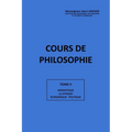 Cours de Philosophie Tome II
