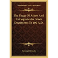 The Usage of Askeo and Its Cognates in Greek Documents to 100 A.D.