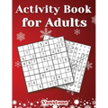 Activity Book for Adults: 200 Fun Sudoku Puzzles and Word Search for Grown Ups with Solutions - Large Print - Christmas Edition