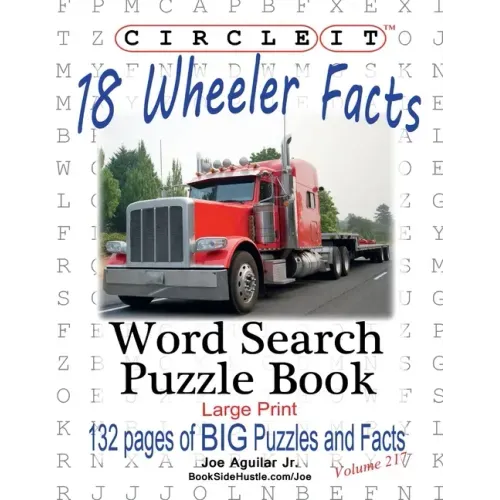 Circle It, 18 Wheeler Facts, Word Search, Puzzle Book