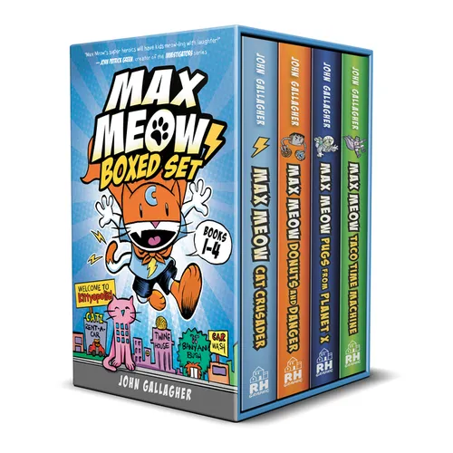 Max Meow Boxed Set: Welcome to Kittyopolis (Books 1-4): (A Graphic Novel Boxed Set)