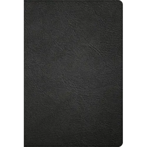 KJV Large Print Thinline Bible, Black Genuine Leather