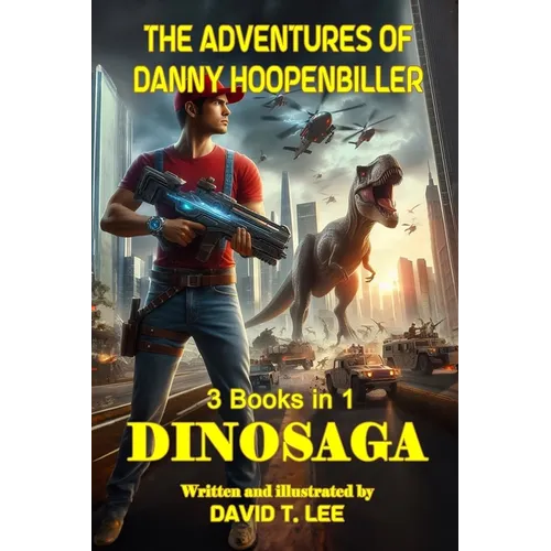 DinoSaga (The Adventures of Danny Hoopenbiller): A collection of 3 chapter books previously published by David T. Lee at age 9, 10 and 12 (55,000 word