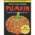 Pumkin Adult Coloring book: Happy Halloween: New and Expanded Edition, 40+ Unique Designs, A Halloween Coloring Book, Relaxing High-quality Images