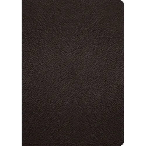 ESV Study Bible (Buffalo Leather, Deep Brown)