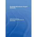 The Routledge Macedonian-English Dictionary