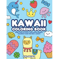 Kawaii Coloring Book: More Than 40 Cute & Fun Kawaii Doodle Coloring Pages for Kids & Adults