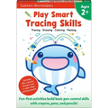 Play Smart Tracing Skills Age 2+: Preschool Activity Workbook with Stickers for Toddlers Ages 2, 3, 4: Learn Basic Pen-Control Skills with Crayons, Pe