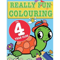 Really Fun Colouring Book For 4 Year Olds: Fun & creative colouring for four year old children