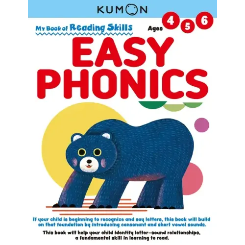 Kumon My Bk of Reading Skills: Easy Phonics