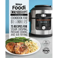 Ninja Foodi XL Pressure Cooker Steam Fryer with Smartlid Cookbook for Beginners: 75 Recipes for Steam Crisping, Pressure Cooking, and Air Frying