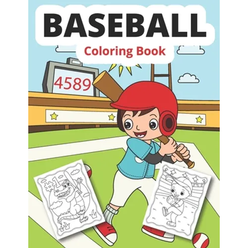Baseball Coloring Book: For Kids - Paperback