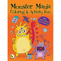 Monster Mania Coloring & Activity Fun: With 100+ Stickers & 25 Tattoos!