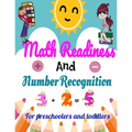 Math Readiness And Number Recognition. For preschoolers and toddlers: Preschoolers and Toddlers Math Workbook Ages 3-5-Pages in COLOR-8,5" x 11"-Suita