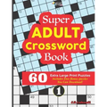 Super ADULT Crossword Book 60 Extra Large Print Easy Puzzles.