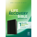 NLT Life Recovery Bible, Second Edition, Personal Size (Leatherlike, Black/Onyx)
