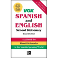 Vox Spanish and English School Dictionary, Paperback, 2nd Edition
