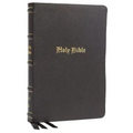 KJV Holy Bible: Large Print Thinline, Black Genuine Leather, Red Letter, Comfort Print: King James Version