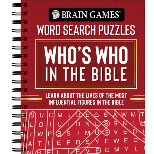 Brain Games - Word Search Puzzles: Who's Who in the Bible: Learn about the Lives of the Most Influential Figures in the Bible
