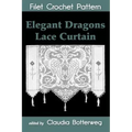 Elegant Dragons Lace Curtain Filet Crochet Pattern: Complete Instructions and Chart