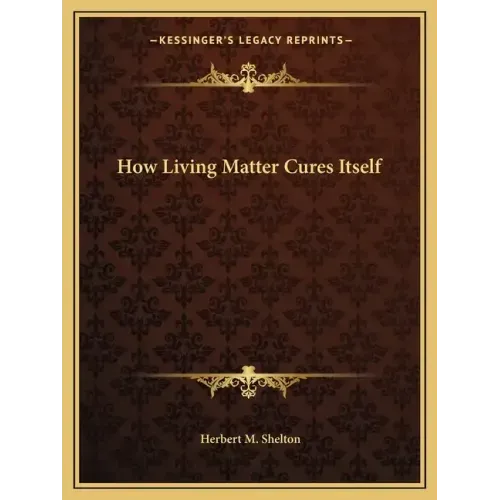 How Living Matter Cures Itself