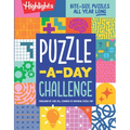 Puzzle-A-Day Challenge: Bite-Size Puzzles All Year Longâ: Bite-Size Puzzles All Year Long, a 365 Day Kids Puzzle Book with a Variety of Puzzles Includ