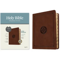 KJV Wide Margin Bible, Filament Enabled (Leatherlike, Dark Brown Medallion, Indexed, Red Letter)