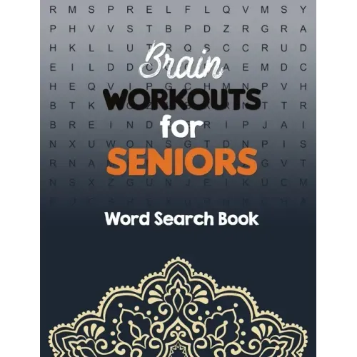 Brain Workouts for Seniors: Word Search Book Easy-to-see Full Page Seek and Circle Word Searches, Brian game book for seniors in this Christmas Gi