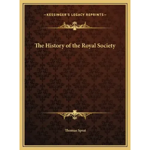 The History of the Royal Society