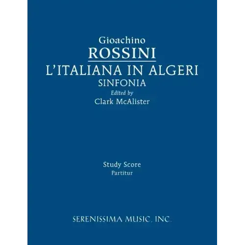 L'Italiana in Algeri Sinfonia: Study score
