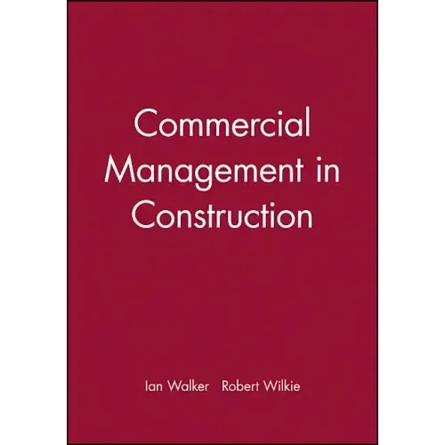Commercial Management in Construction