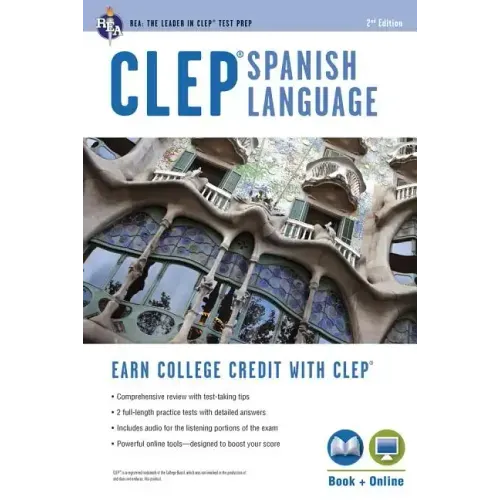 Clep(r) Spanish Language: Levels 1 and 2 (Book + Online)