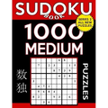 Sudoku Book 1,000 Medium Puzzles: Sudoku Puzzle Book With Only One Level of Difficulty
