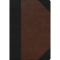KJV Super Giant Print Reference Bible, Black/Brown Leathertouch, Indexed