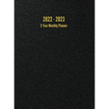 2022 - 2023 2-Year Monthly Planner: 24-Month Calendar (Black) - Large