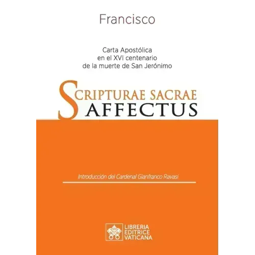 Scripturae Sacrae affectus: Carta Apostólica en el XVI centenario de la muerte de san Jerónimo