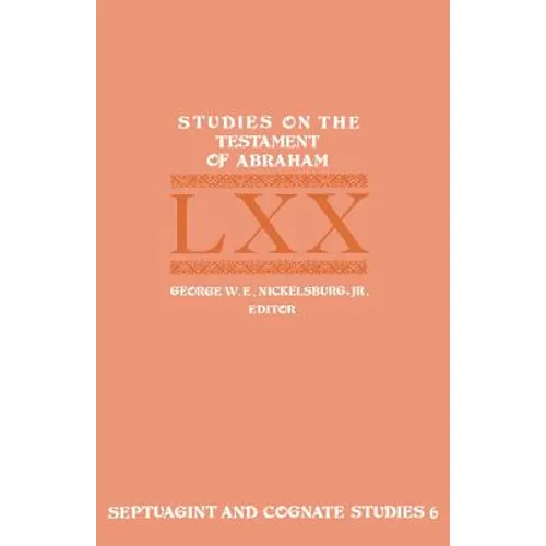 Studies on the Testament of Abraham