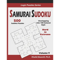 Samurai Sudoku: 500 Hard to Extreme Sudoku Puzzles Overlapping into 100 Samurai Style