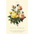 Rvr60, Santa Biblia, Premio Y Regalo, Letra Grande, Tapa Dura, Floral, Palabras de Jesús En Rojo, Comfort Print