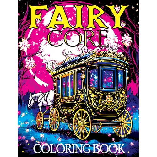 Fairy Core: Coloring Book Featuring Wonderland at Midnight - A Mystical Journey Through Fairy Tales and Secrets