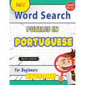 Word Search Puzzles in Portuguese for Beginners - Awesome! Vol.1 - Delta Classics
