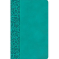 NASB Large Print Personal Size Reference Bible, Teal Leathertouch, Indexed