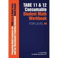 TABE 11 and 12 Consumable Student Math Workbook for Level M