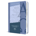 Biblia Rvr 1960 Letra Grande Tamaño Manual, Simil Piel Azul Celeste Con Nombres de Dios / Spanish Bible Rvr 1960 Handy Size Large Print Leathersoft So