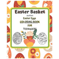 Easter Basket Stuffers Easter Eggs COLORING BOOK For Teenagers: Enjoy Spring & Celebrate Easter with Books Big Eggs for Kids and Teenangers Gifts Craf