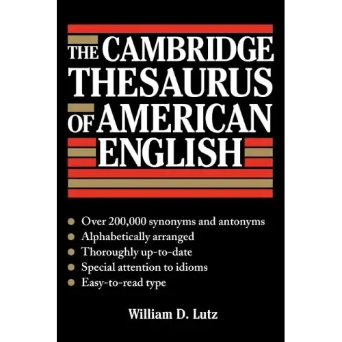 The Cambridge Thesaurus of American English