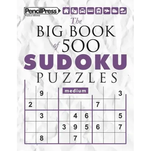 The Big Book of 500 Sudoku Puzzles Medium (with answers)